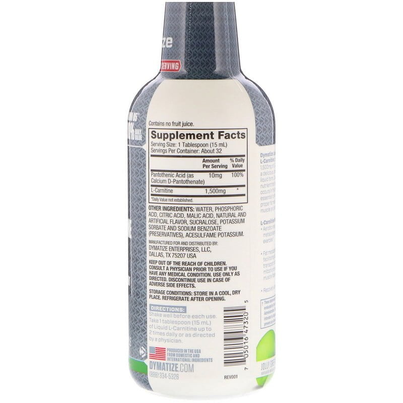 acetyl l carnitine benefits dr axe Dymatize Liquid L-Carnitine 1500 mg