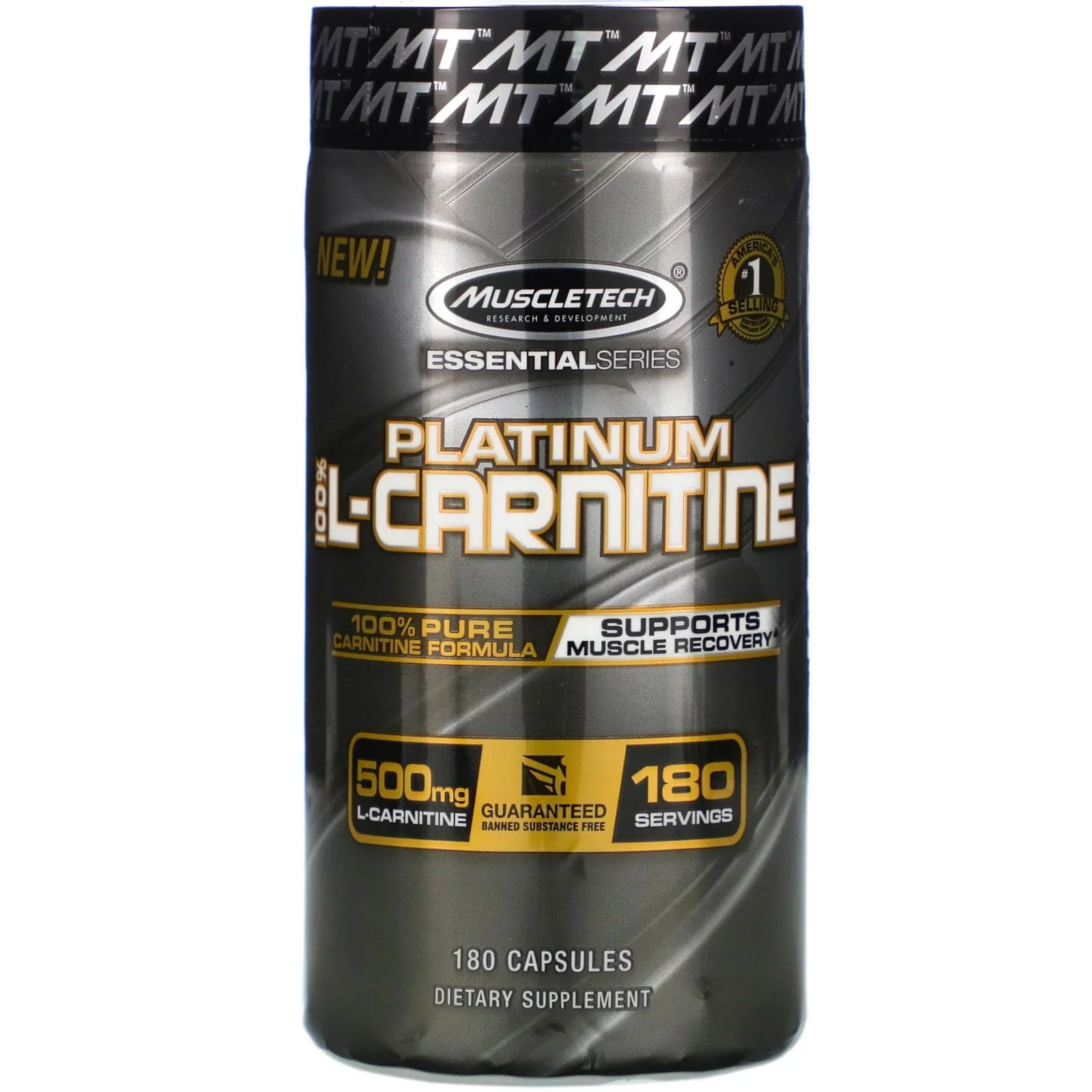 Muscletech Platinum L-Carnitine 180 Capsules
