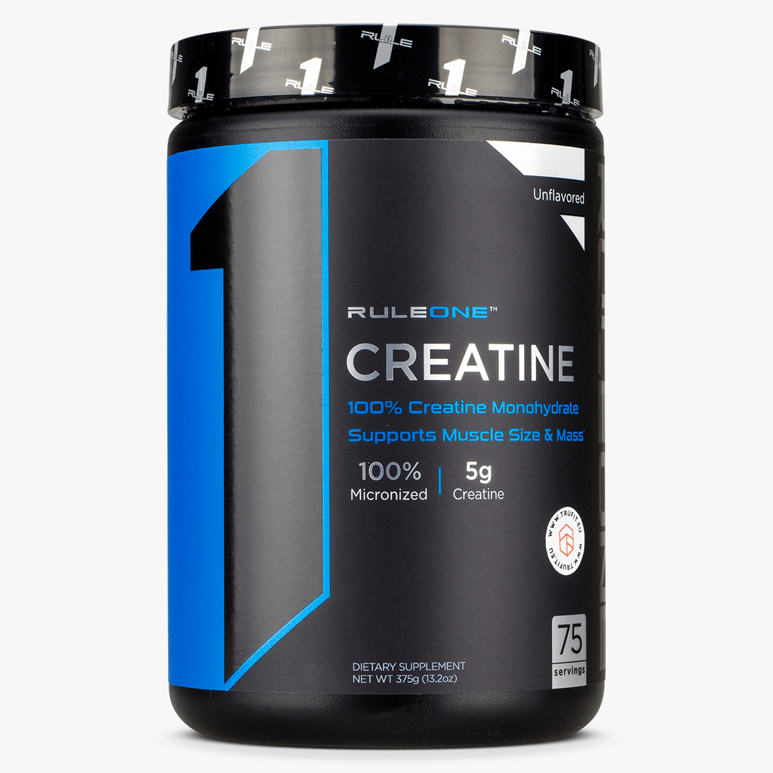 Rule One Creatine 375 gm Unflavored Super Supplement