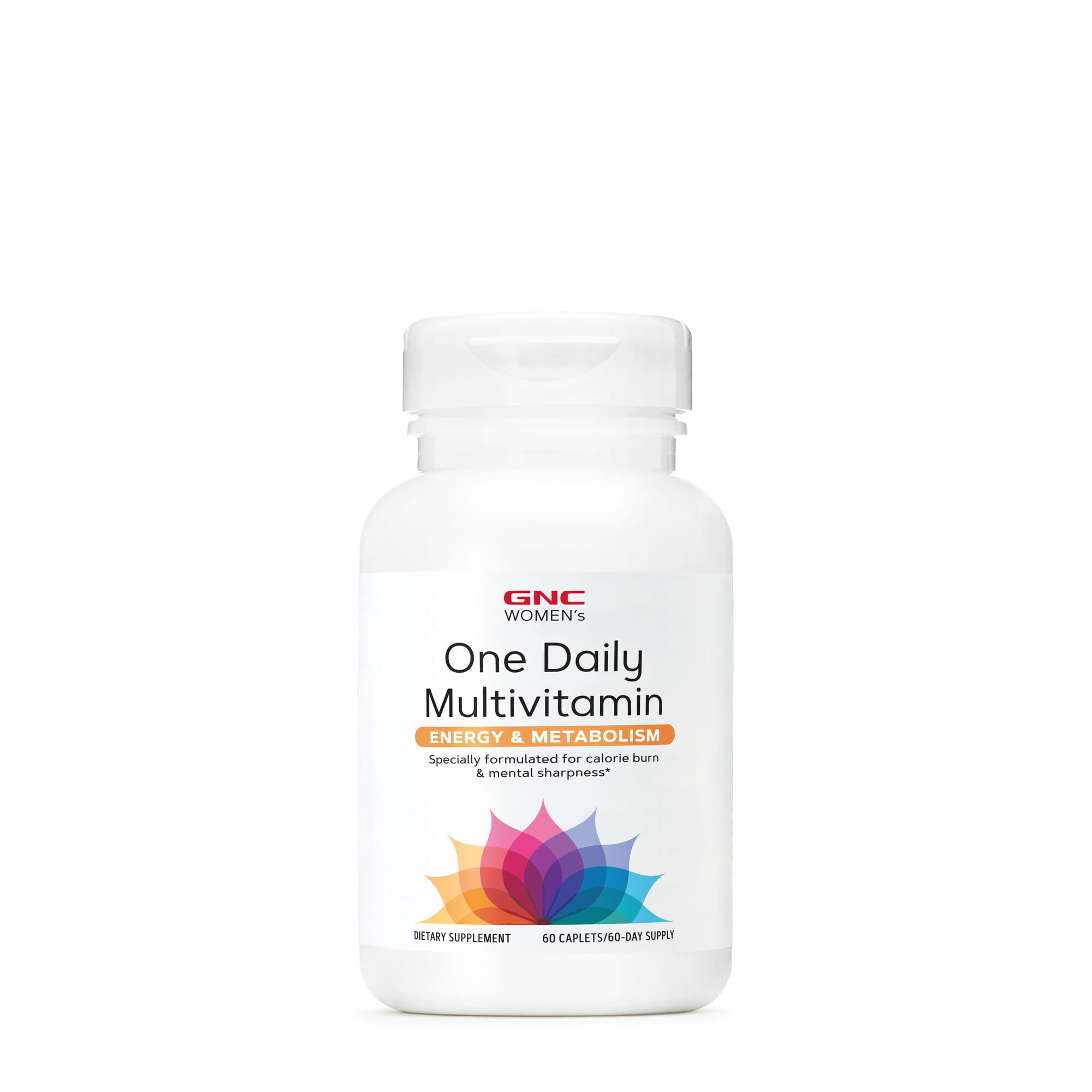 GNC Women's One Daily Multivitamin Energy & Metabolism 60 Caplets Super Supplement