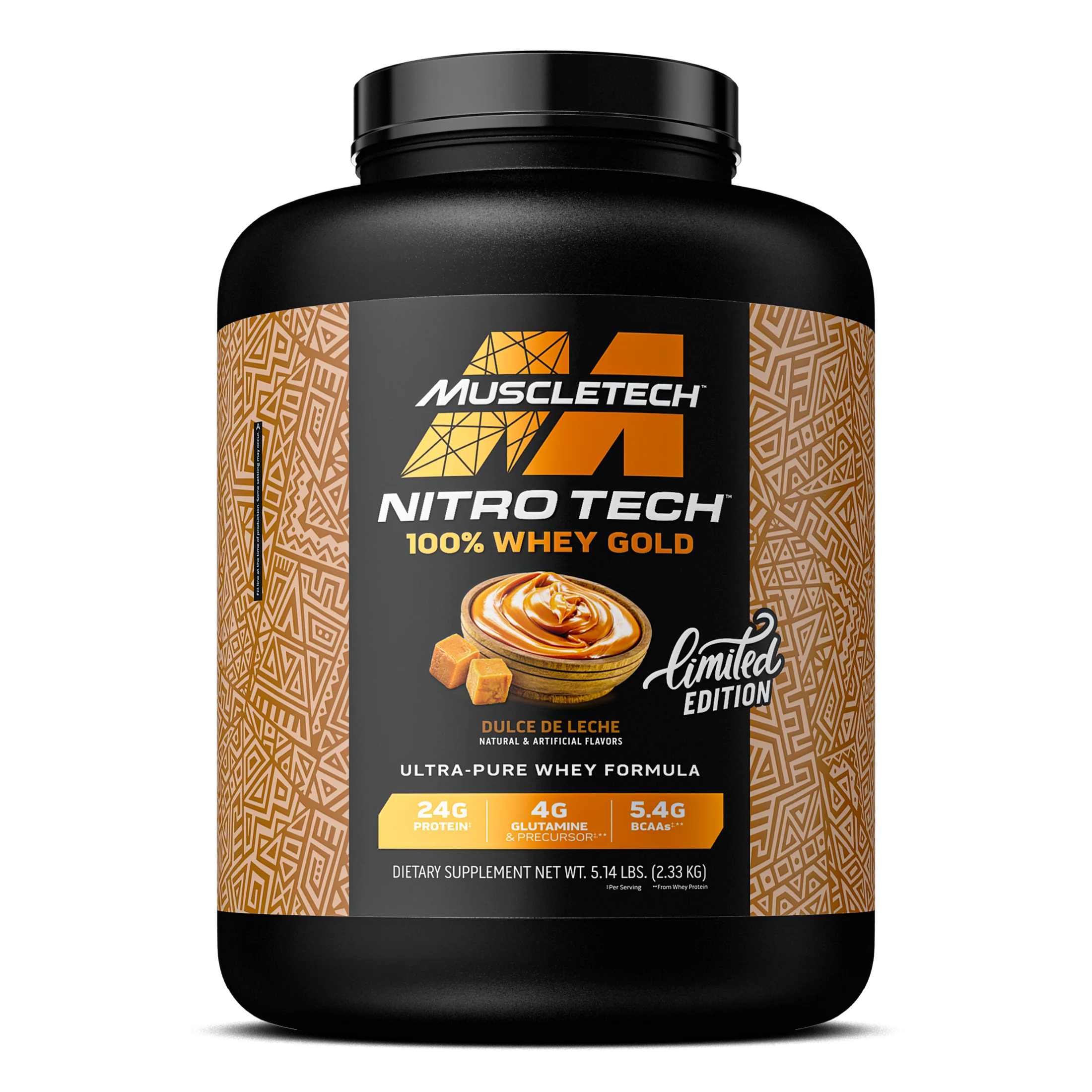 MuscleTech Nitro-Tech 100% Whey Gold 5lbs - Dulce de Leche