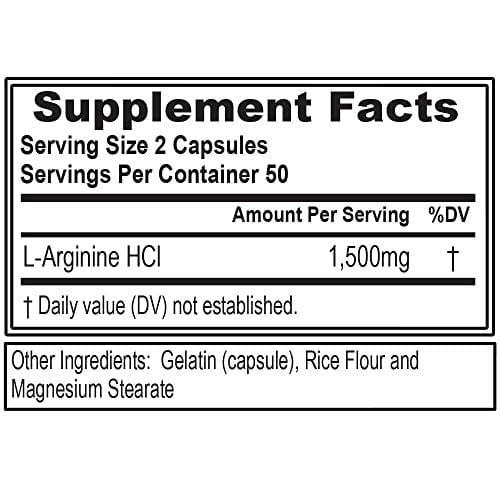 Evlution nutrition l-arginine 1500 mg 100 capsules | super supplement