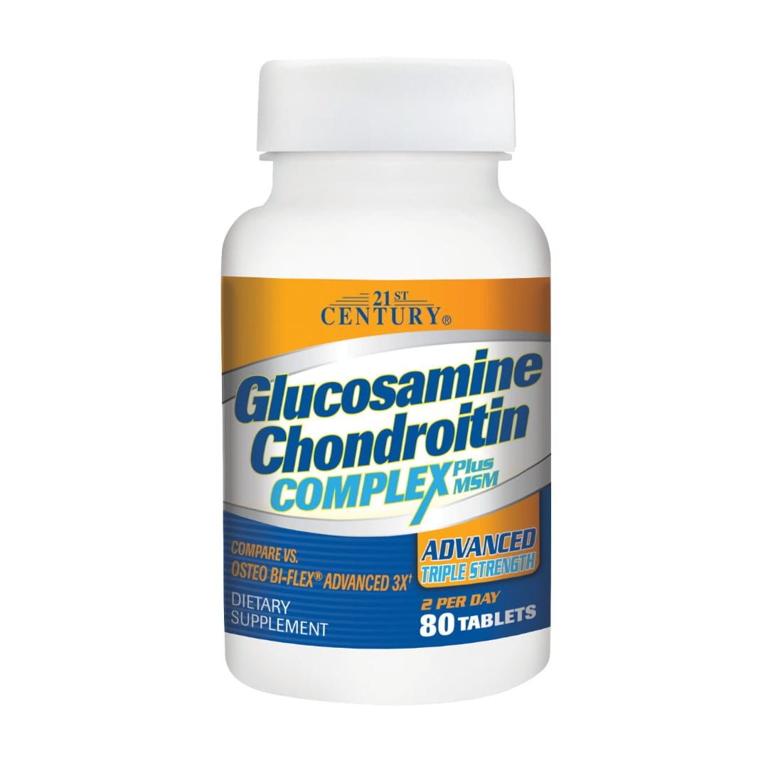 21 Century Glucosamine Chondroitin Complex Plus MSM 80 Tablets Super