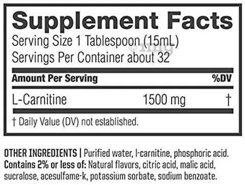 twinlab mega l carnitine Twinlab L-Carnitine Fuel 1500 mg 32 Servings
