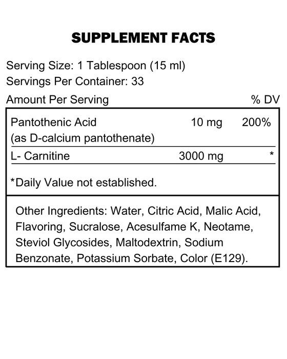 l carnitine nutrition PCOS Nutrition Center L-Carnitine (120 Capsules) main image 1