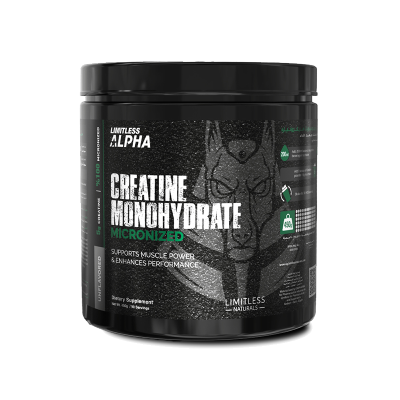 Limitless Alpha Creatine Monohydrate Micronized Powder