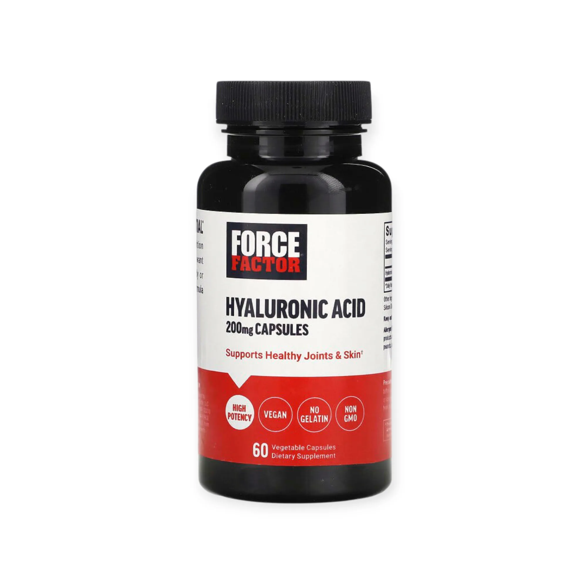force factor hyaluronic acid 200 mg 60 cap