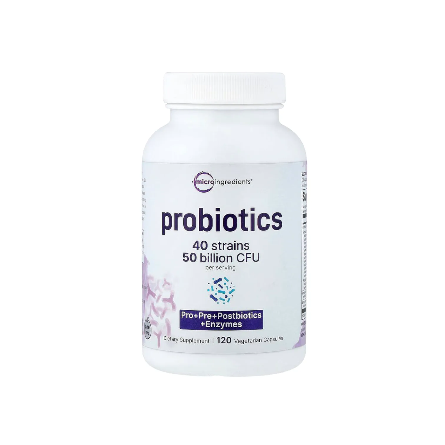 Micro Ingredients Probiotics 40 Strains 50 Billion CFU.